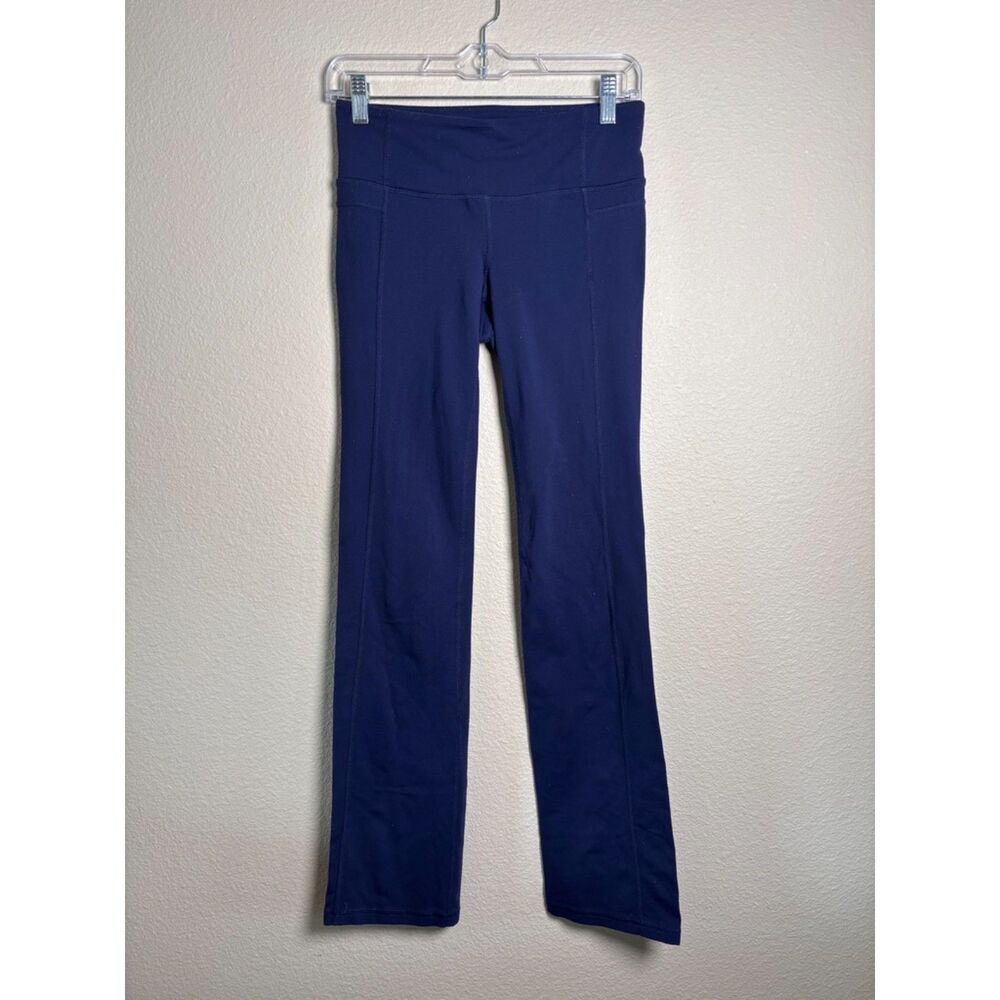 athleta navy leggings straight size small